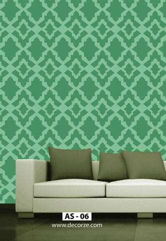 Stencil for interior painting ideas , AS-06