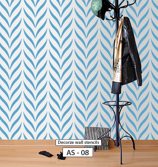 Large new wall stencil for wall  AS-08