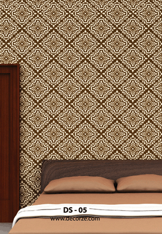 Stencil wallpaper and alternative to wallpapers, DS-05