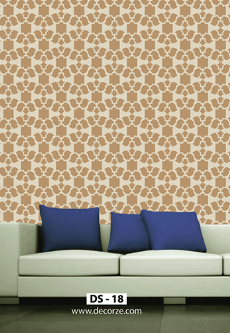 Wall painting stencil designs  home and kitchen, DS-18