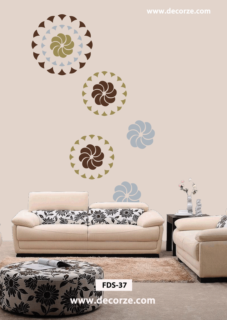 Decorating stencils for walls,FDS-37 - Decorze
