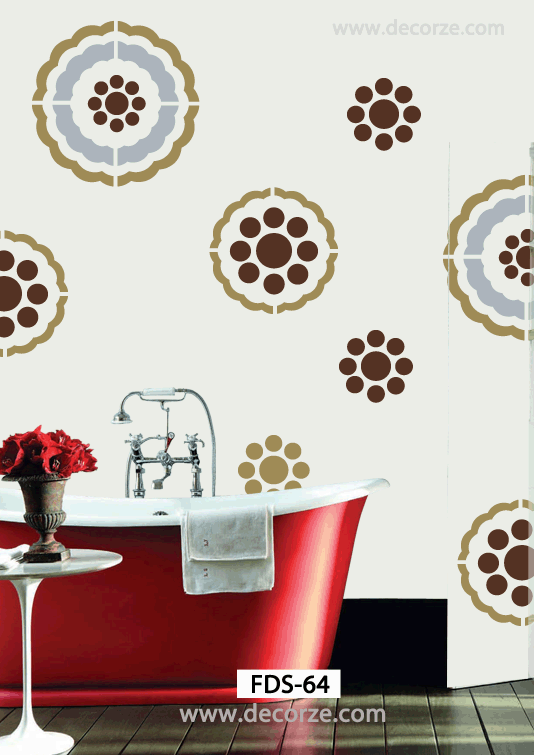 Decorze flower wall décor,FDS-64 - Decorze