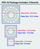 Decorating stencils,FDS-32 - Decorze
