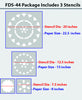 Wall flower stencil,FDS-44 - Decorze