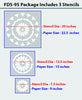 Decorating with wall stencil,FDS-95