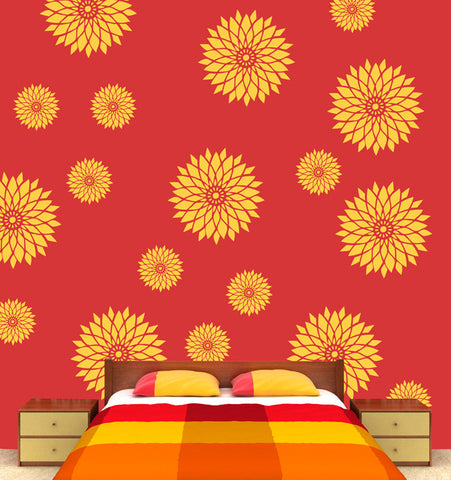 Flower stencil online in India  FS -19