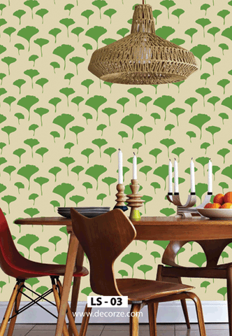 Leaf stencil for wall stencils, LS-03
