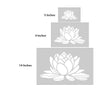 Customize Lotus Stencil Design