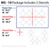 Size images for moroccan stencil