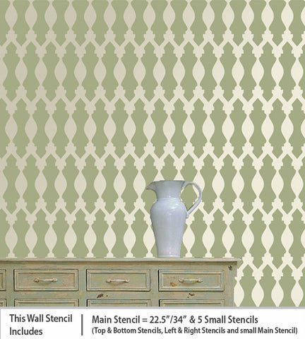 Traditional Stencil for wall painting