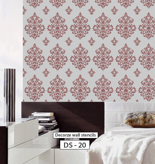 Damask stencil