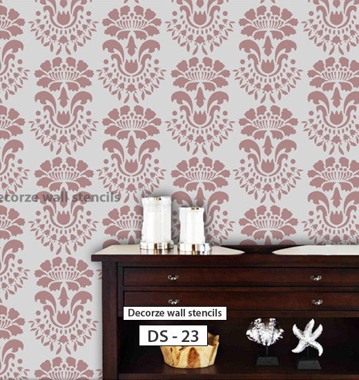 Damask stencil