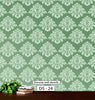 Damask stencil for wall