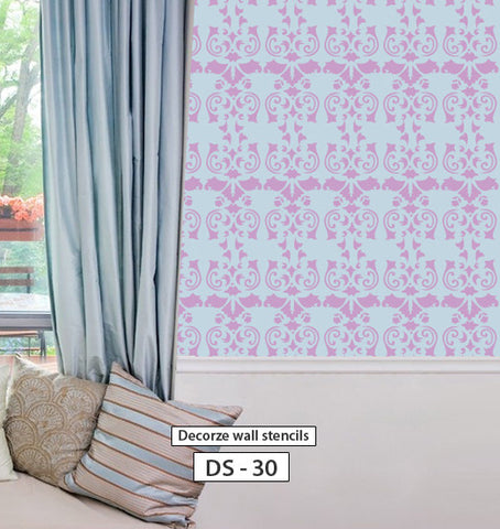 Stencils wall painting design for home, DS-30