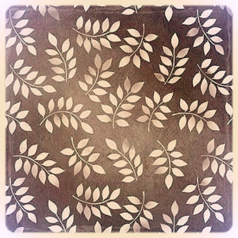 Leaves Pattern, Leaves allover stencil, Small Leaves Stencil, DFS-64