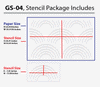 Stencil designs for painting, GS-04 - Decorze
