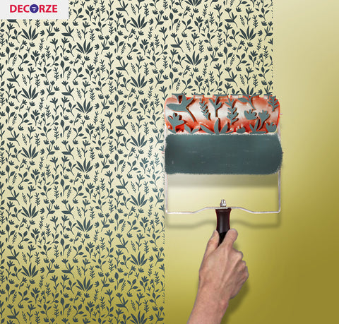 DECORZE Pattern Paint Roller DPR-05, Paint Roller, Design Roller, Texture Paint Roller