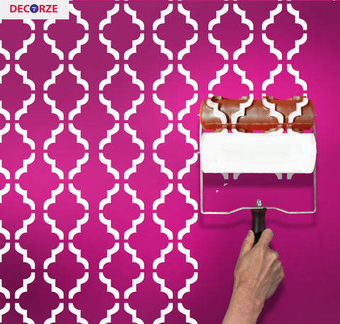 DECORZE Pattern Paint Roller DPR-12, Paint Roller, Design Roller, Texture Paint Roller