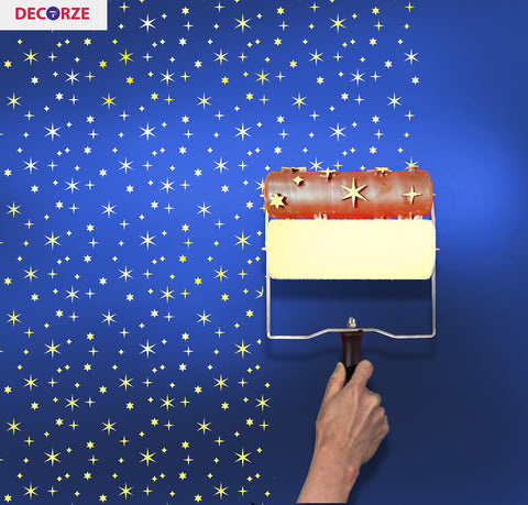 DECORZE Pattern Paint Roller DPR-13 Paint Roller, Design Roller, Texture Paint Roller