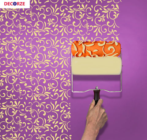 DECORZE Pattern Paint Roller DPR-15, Paint Roller, Design Roller, Texture Paint Roller