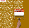 DECORZE Pattern Paint Roller DPR-20 Paint Roller, Design Roller, Texture Paint Roller