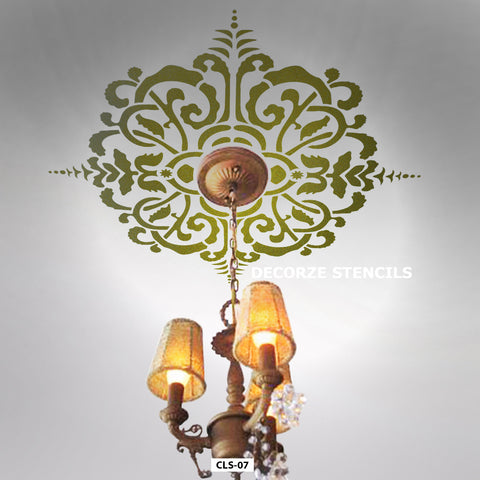 Ceiling stencil for painting, CLS-07