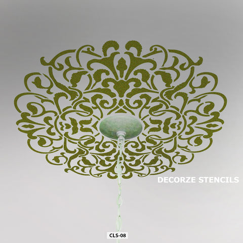 Ceiling Stencil Painting Techaniques, CLS-08