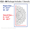Size Image for Ceiling Stencil
