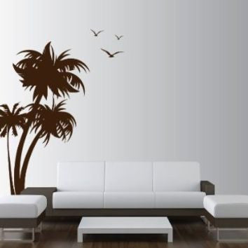 coconut tree stencil customize design