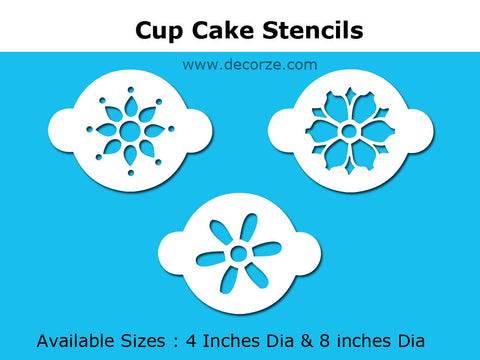 Cake decorating stencils for decorating cakes, cupcakes, CDC-24