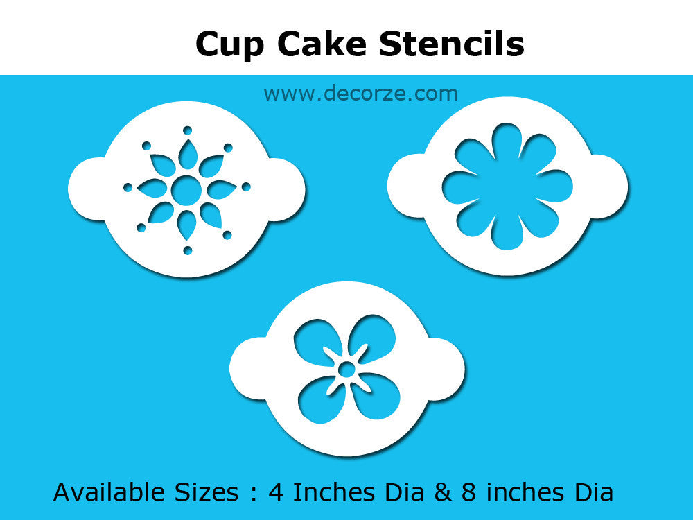 Birthday cake stencils, CDC - 35 - Decorze