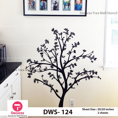 Tree wall Stencil | Wall Painting Designs| Painting Ideas DWS-124