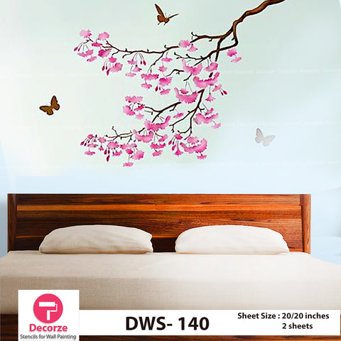 Blossom Tree branch  | Wall Painting Designs| Painting Ideas DWS-140