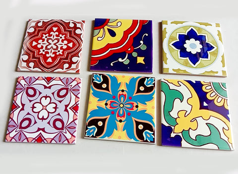 Ceramic Tiles 4 inch for DIY Works, Tiles for decor,  DWT-83