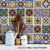 Mexican Tiles Stickers, Kitchen Wall Tiles Stickers, Wall Tiles Decoration