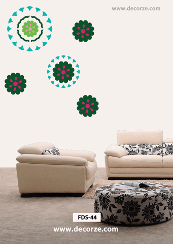 Wall flower stencil,FDS-44