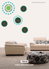 Wall flower stencil,FDS-44 - Decorze
