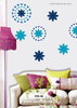 Larg flower wall stencil,FDS-46 - Decorze