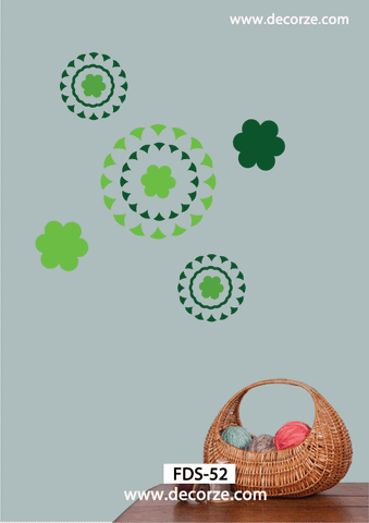 Flower wall decorative stencil,FDS-52