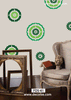 Flower wall designs for girls room,FDS-61 - Decorze