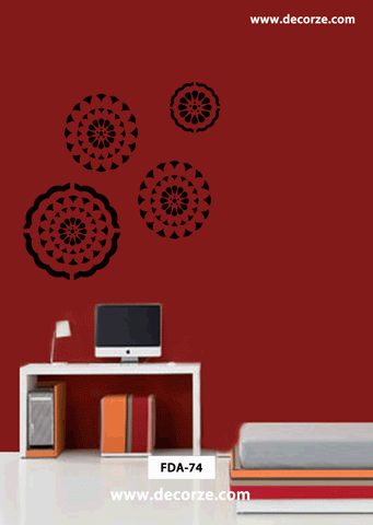 Flower stencils for kids room,FDS-74