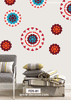 Beautiful flower stencil for girls room,FDS-81 - Decorze