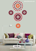 Decorating with wall stencil
