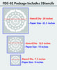 Decorative wall painting patterns  FDS-02 - Decorze