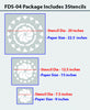 Flower decorative stencils  FDS-04 - Decorze