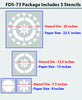 Flower designs for baby wall art,FDS-73 - Decorze