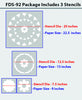 Home décor wall stencils,FDS-92