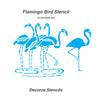Flamingo Bird Stencil - Decorze