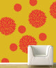 Flower stencil for wall,  FS-15 - Decorze