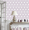 Flower wall stencil